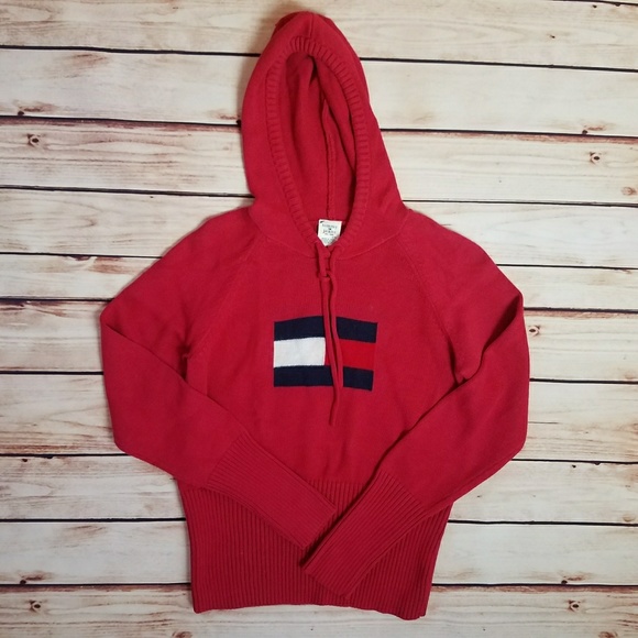 Tommy Hilfiger Sweaters - Tommy Hilfiger Hoodie Logo Sweater